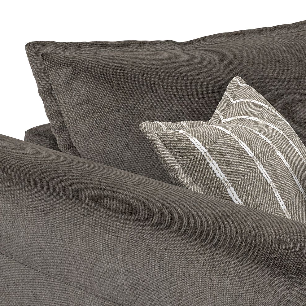 Milldale 4 Seater Sofa in Garda Moody Fabric with Earth Scatters 12