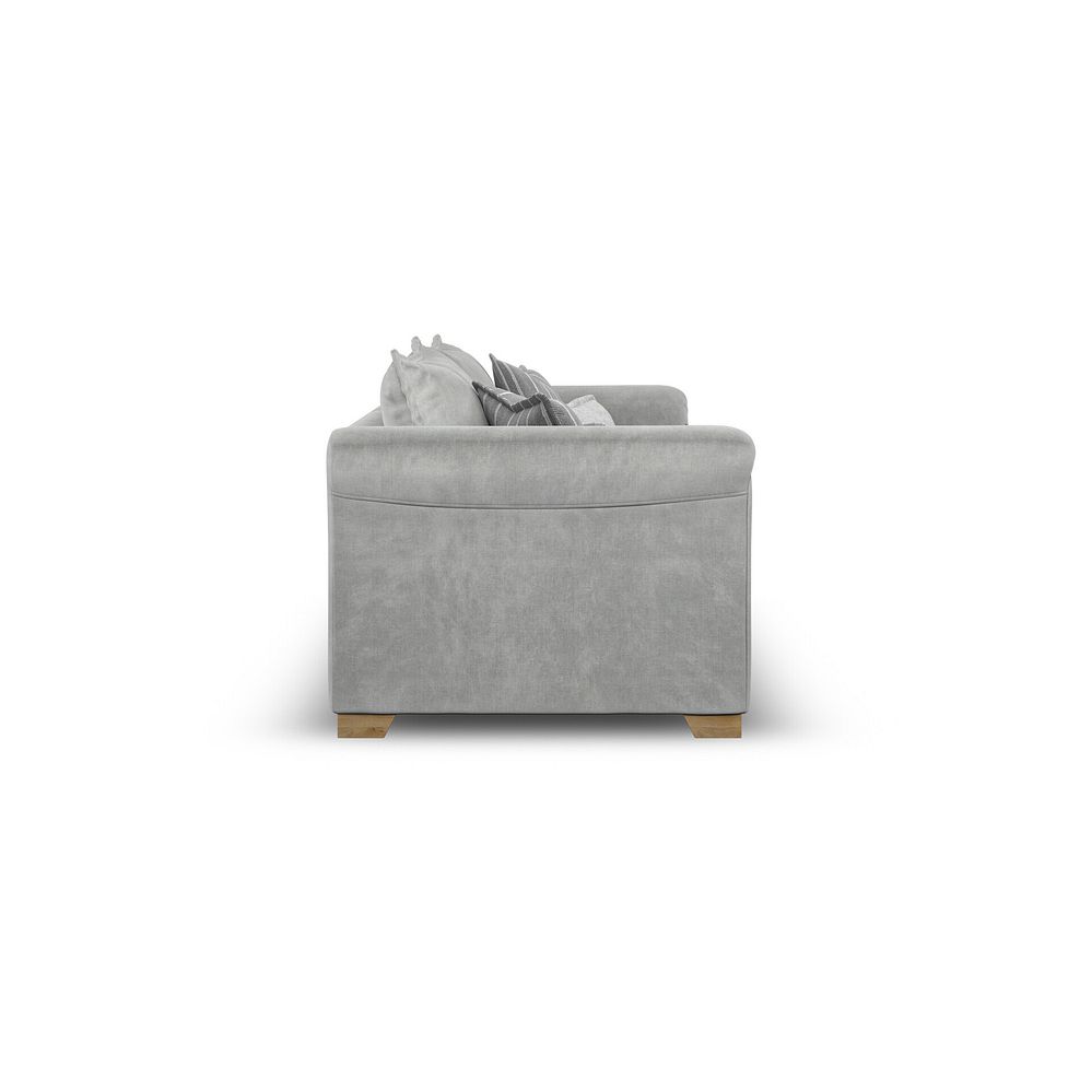 Milldale 4 Seater Sofa in Garda Showers Fabric with Grey Scatters 7