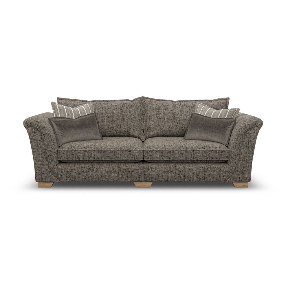 Milldale 4 Seater Sofa in  Milo Mocha Fabric with Earth Scatters 2