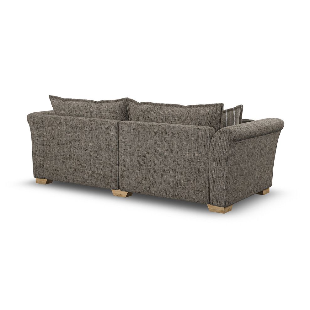 Milldale 4 Seater Sofa in  Milo Mocha Fabric with Earth Scatters 3