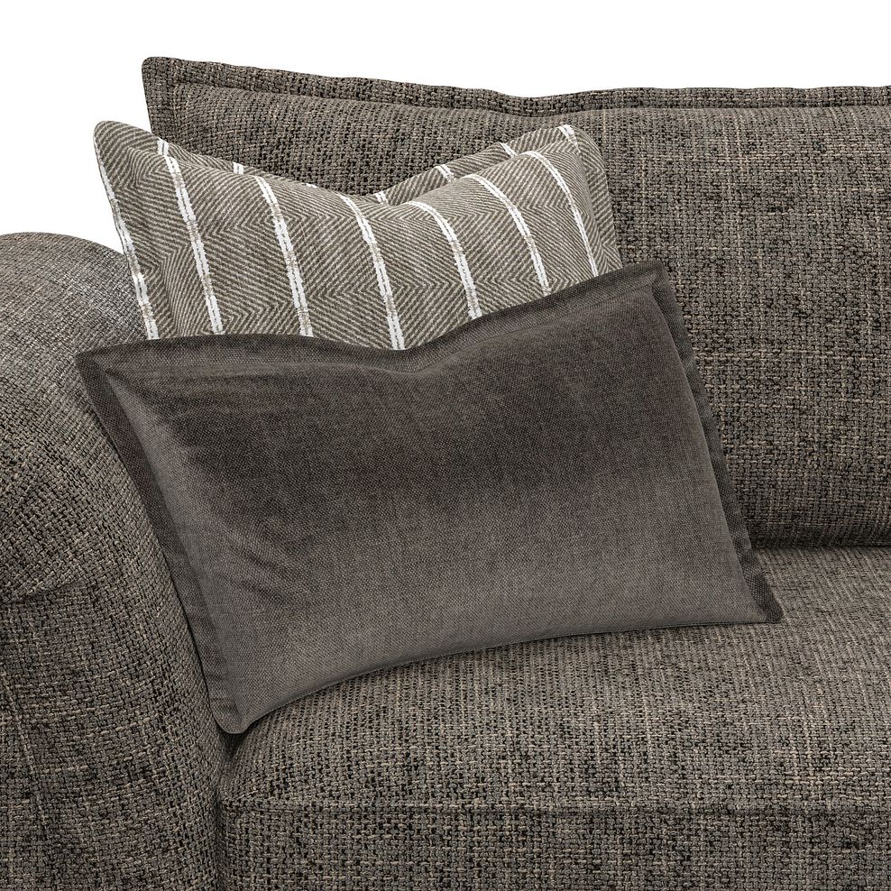 Milldale 4 Seater Sofa in  Milo Mocha Fabric with Earth Scatters 8