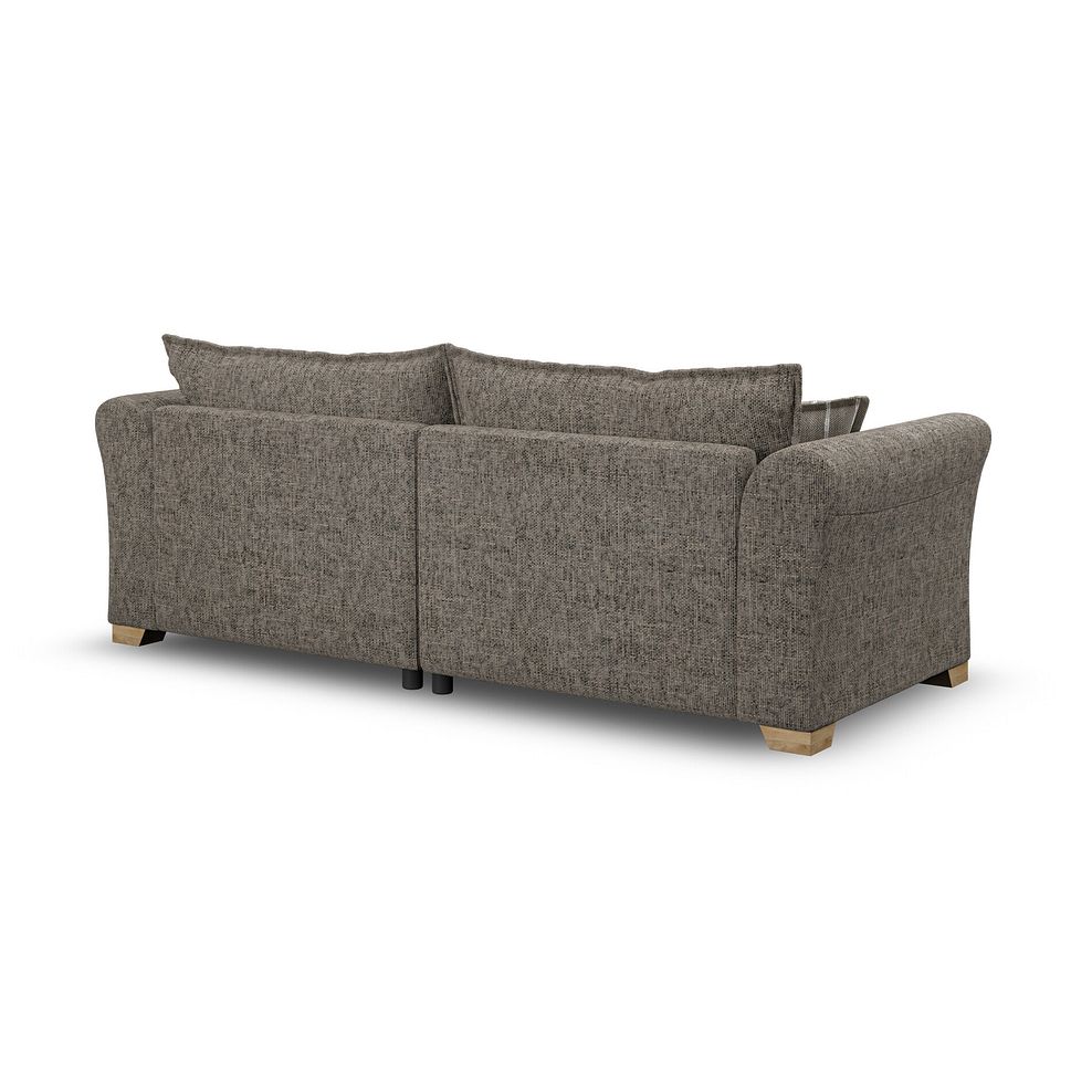 Milldale 4 Seater Sofa in  Milo Mocha Fabric with Earth Scatters 5