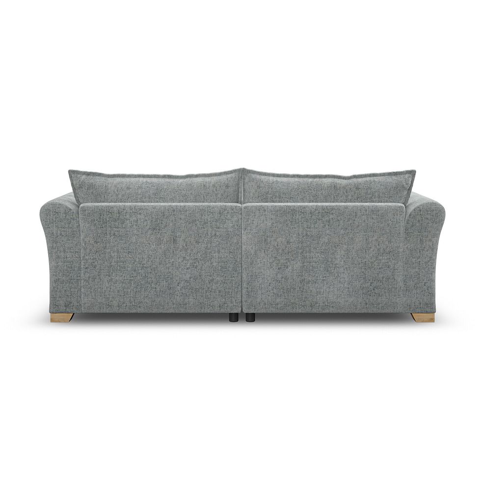 Milldale 4 Seater Sofa in Milo Pewter Fabric with Grey Scatters 6