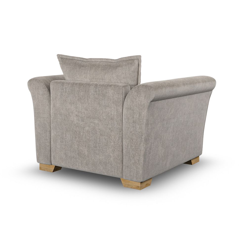 Milldale Armchair in Garda Acier Fabric with Linen Scatters 3
