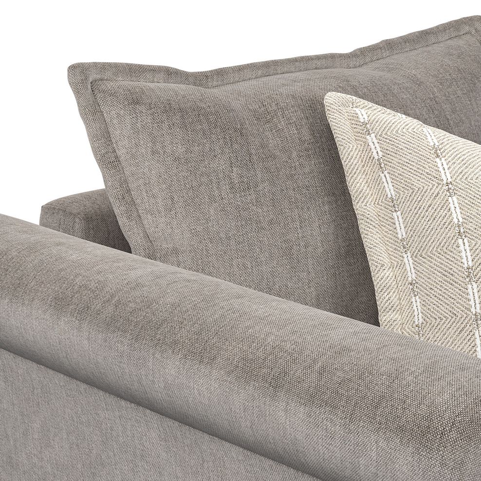 Milldale Armchair in Garda Acier Fabric with Linen Scatters 6