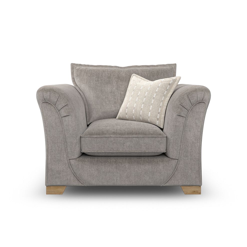 Milldale Armchair in Garda Acier Fabric with Linen Scatters 4