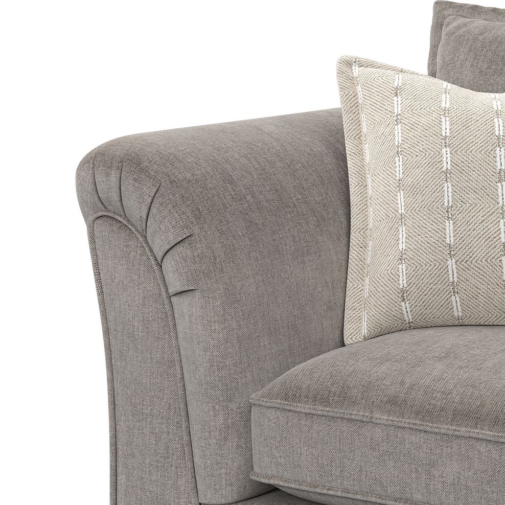 Milldale Armchair in Garda Acier Fabric with Linen Scatters 10