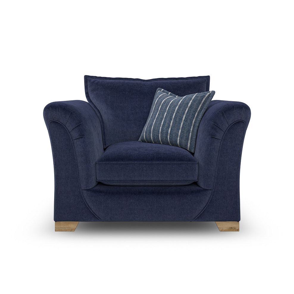 Milldale Armchair in Garda Atomic Fabric with Navy Scatters 4