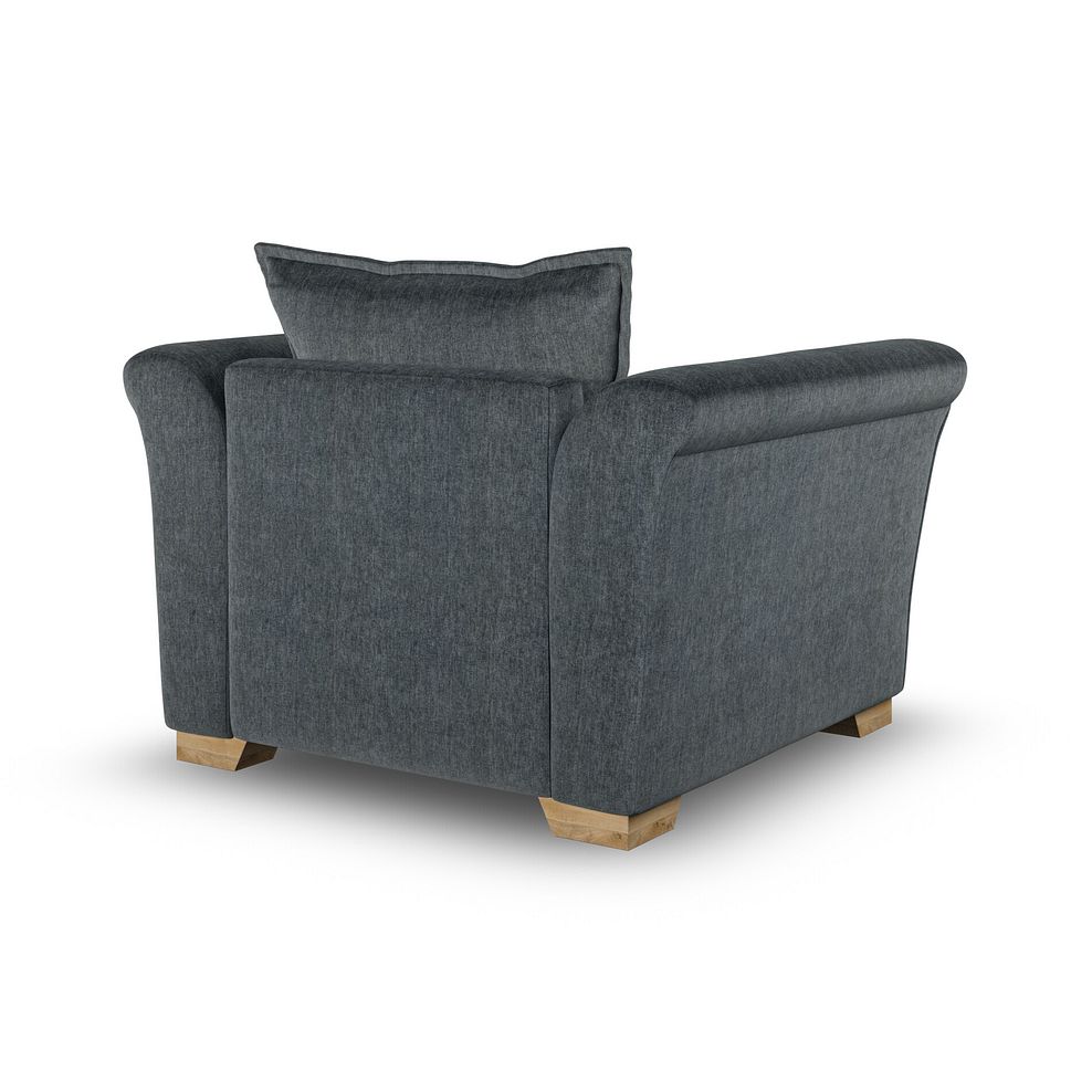 Milldale Armchair in Garda Carbon Fabric with Grey Scatters 3