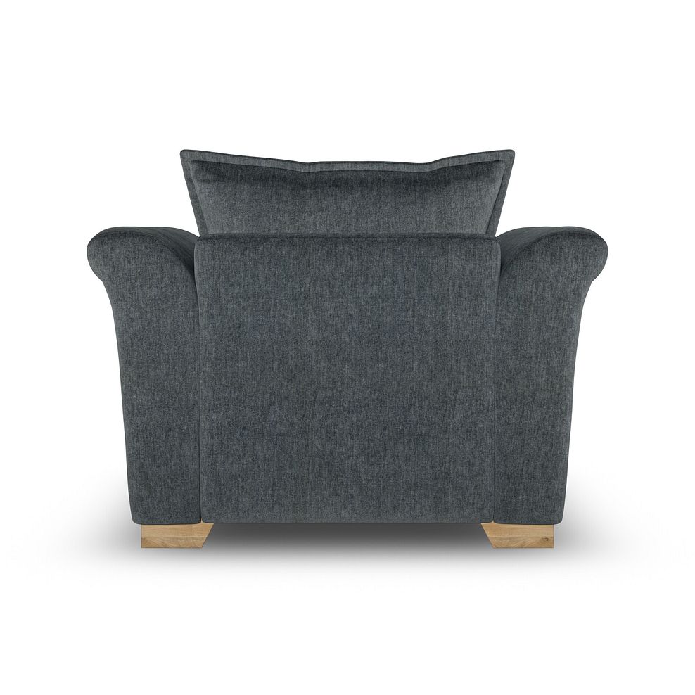 Milldale Armchair in Garda Carbon Fabric with Grey Scatters 4