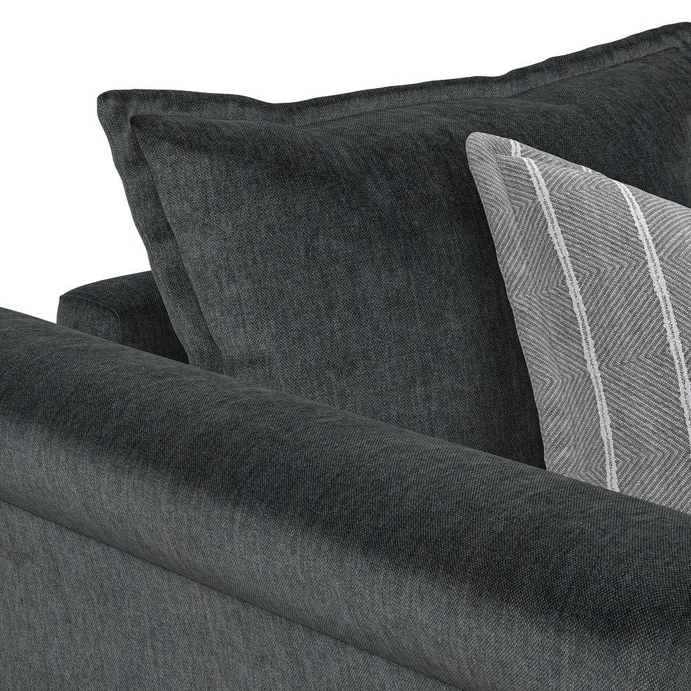 Milldale Armchair in Garda Carbon Fabric with Grey Scatters 6