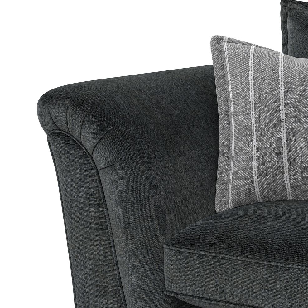 Milldale Armchair in Garda Carbon Fabric with Grey Scatters 8