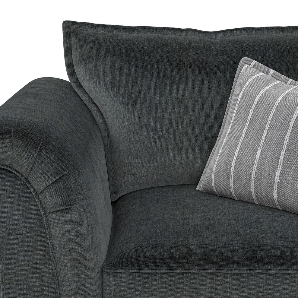 Milldale Armchair in Garda Carbon Fabric with Grey Scatters 9