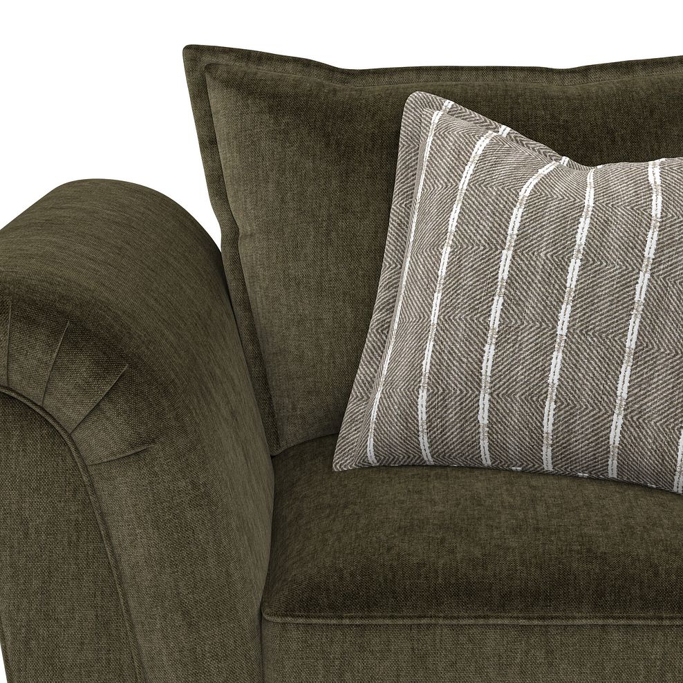 Milldale Armchair in Garda Seaweed Fabric with Earth Scatters 7