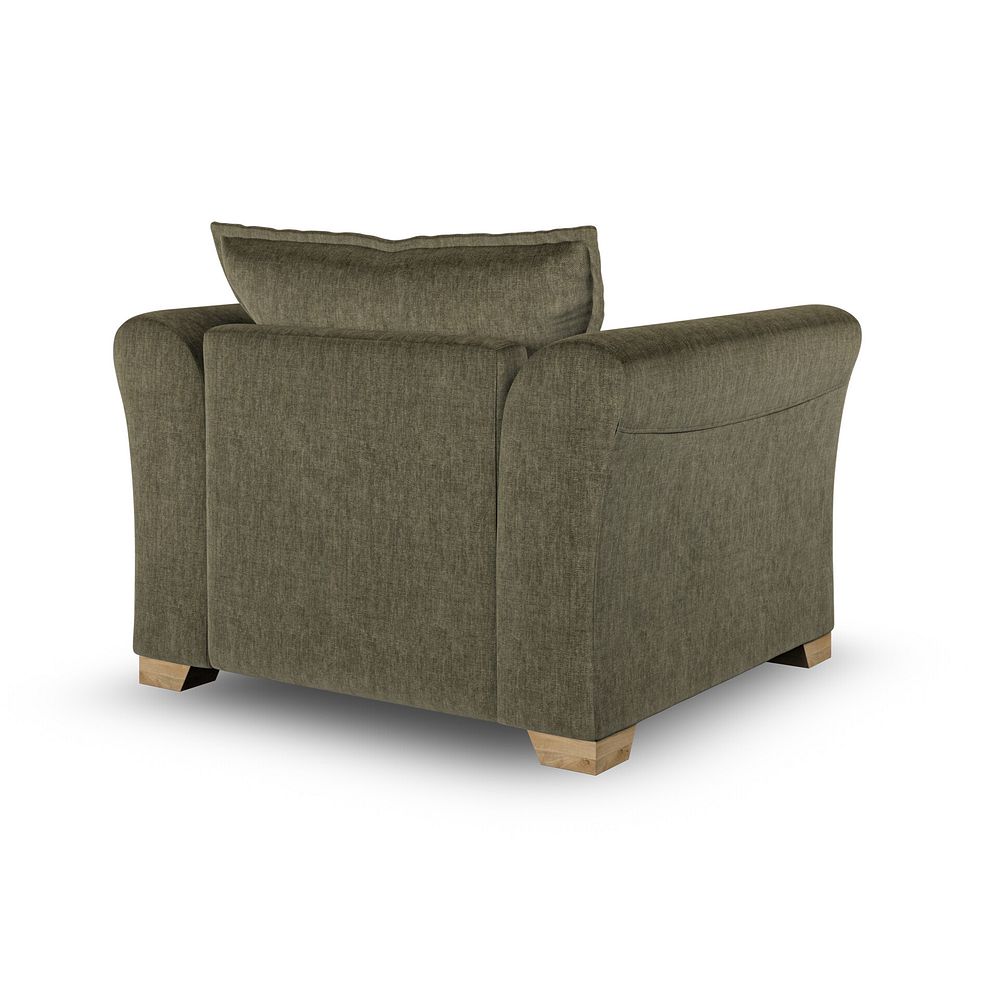 Milldale Armchair in Garda Seaweed Fabric with Earth Scatters 5