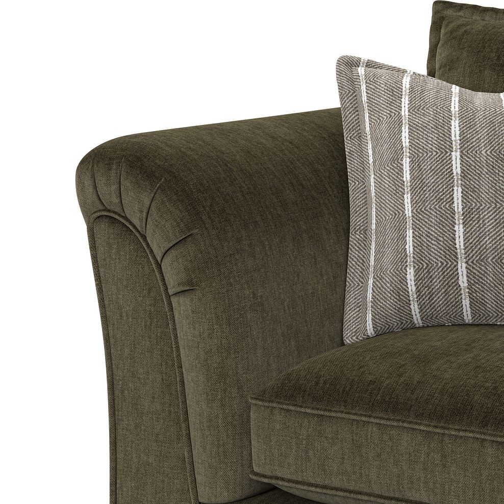 Milldale Armchair in Garda Seaweed Fabric with Earth Scatters 10