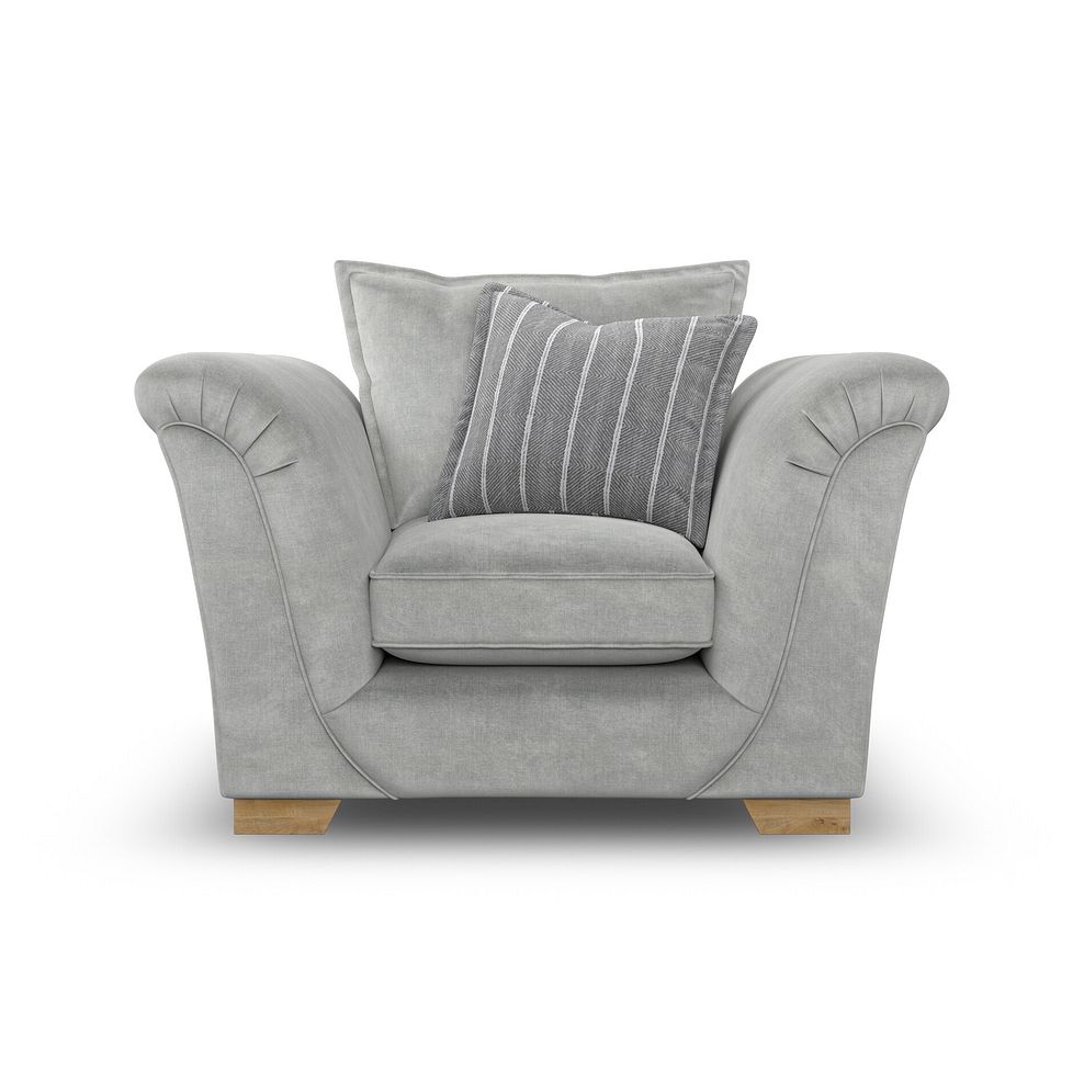 Milldale Armchair in Garda Showers Fabric with Grey Scatters 2