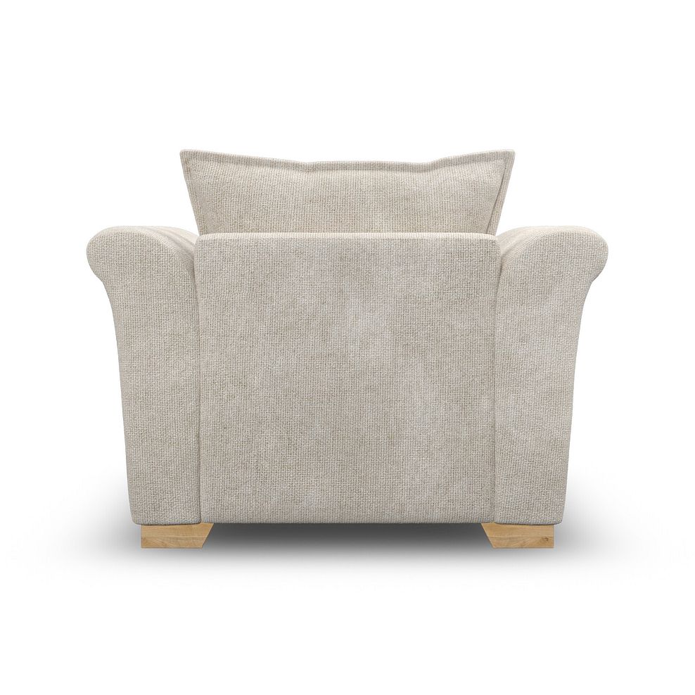 Milldale Armchair in Milo Cream Fabric with Linen Scatters 4