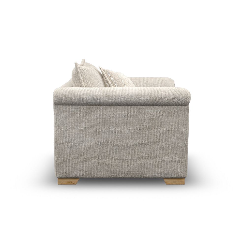 Milldale Armchair in Milo Cream Fabric with Linen Scatters 5