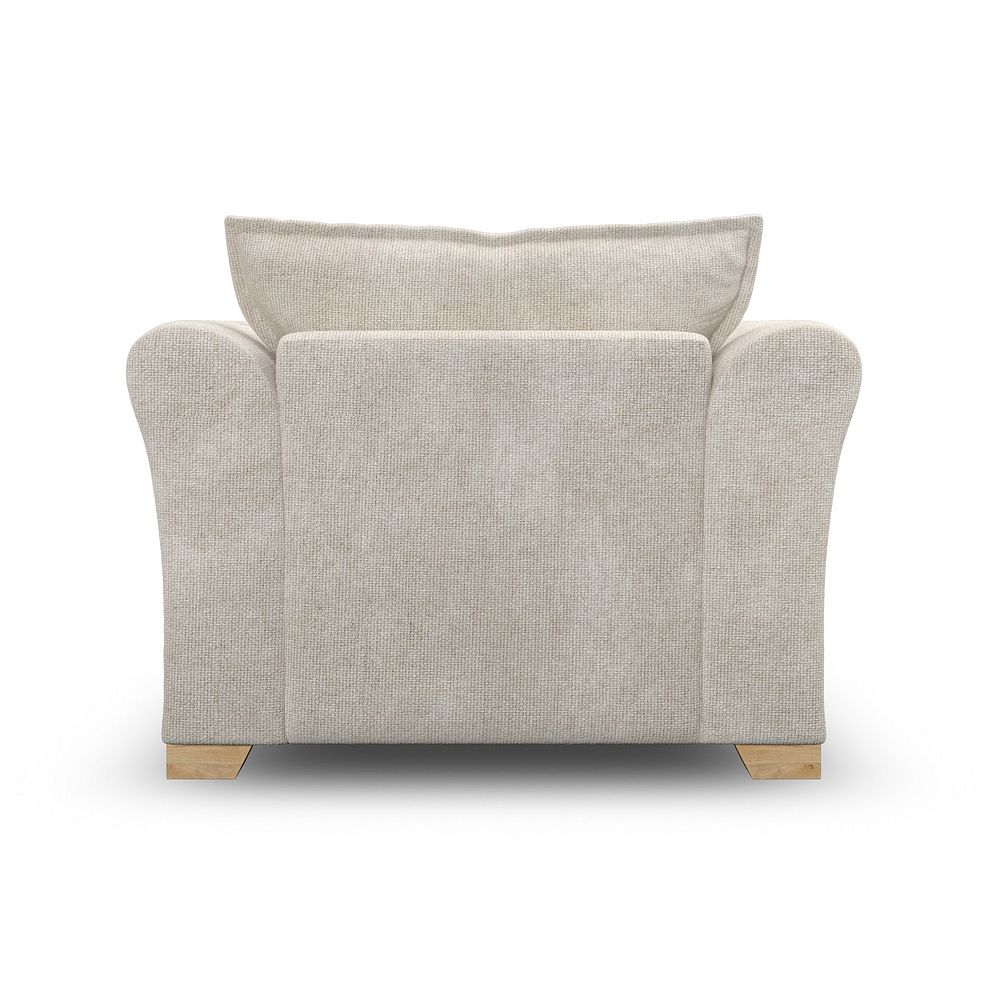 Milldale Armchair in Milo Cream Fabric with Linen Scatters 6