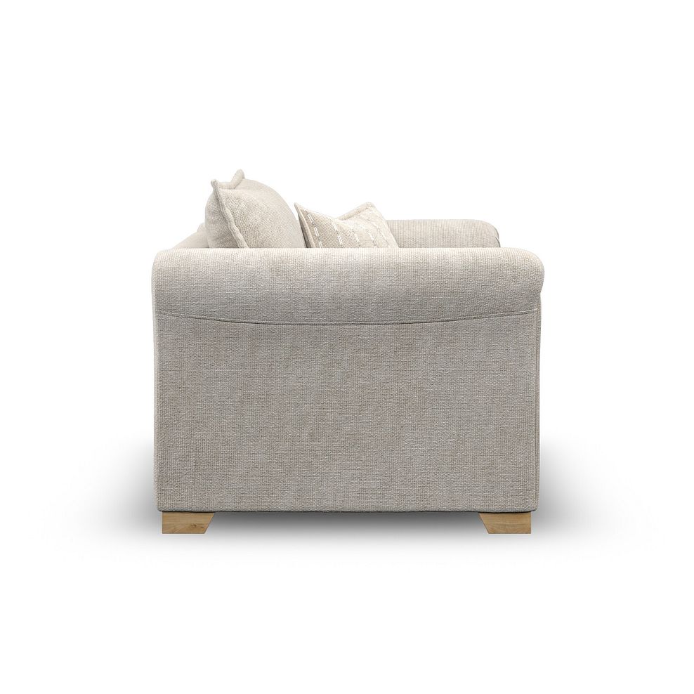 Milldale Armchair in Milo Cream Fabric with Linen Scatters 7