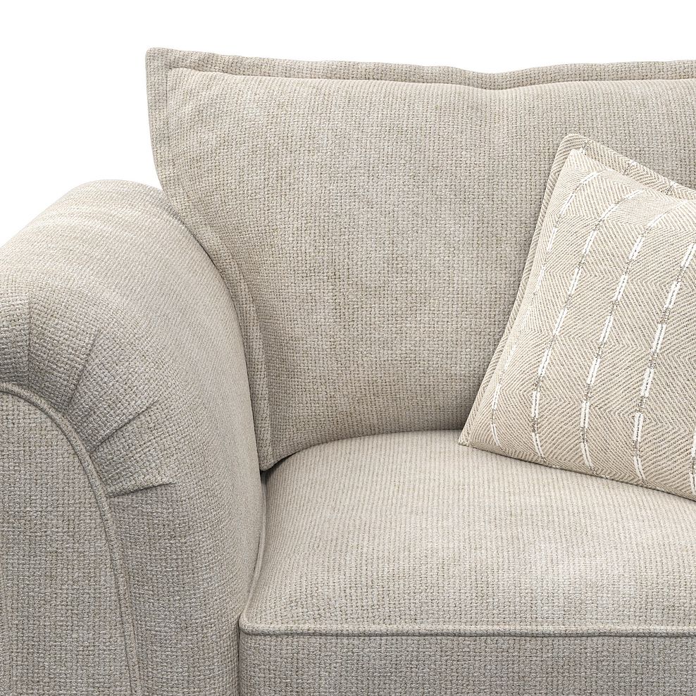Milldale Armchair in Milo Cream Fabric with Linen Scatters 9