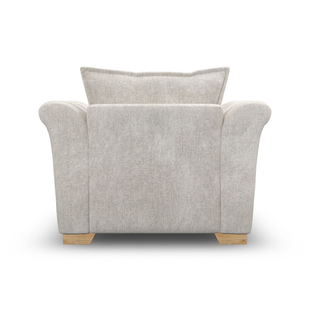 Milldale Armchair in  Milo Ivory Fabric with Linen Scatters 4
