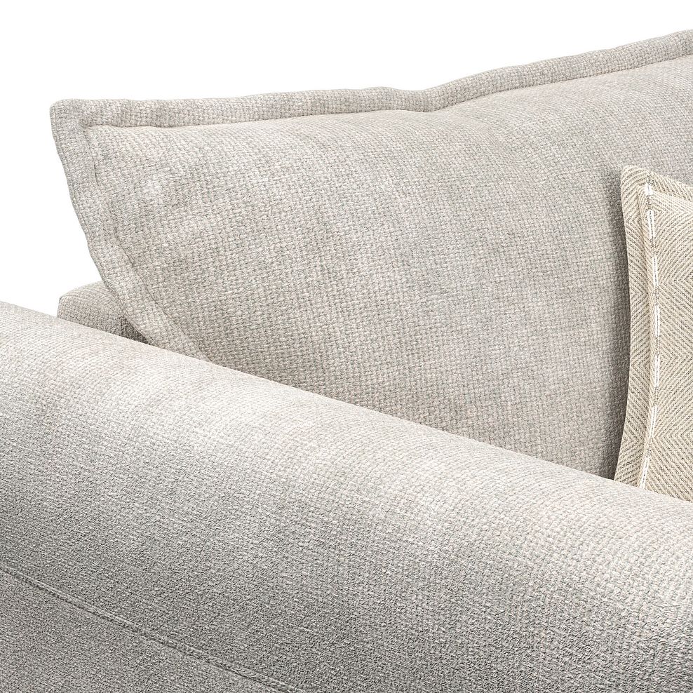 Milldale Armchair in  Milo Ivory Fabric with Linen Scatters 8