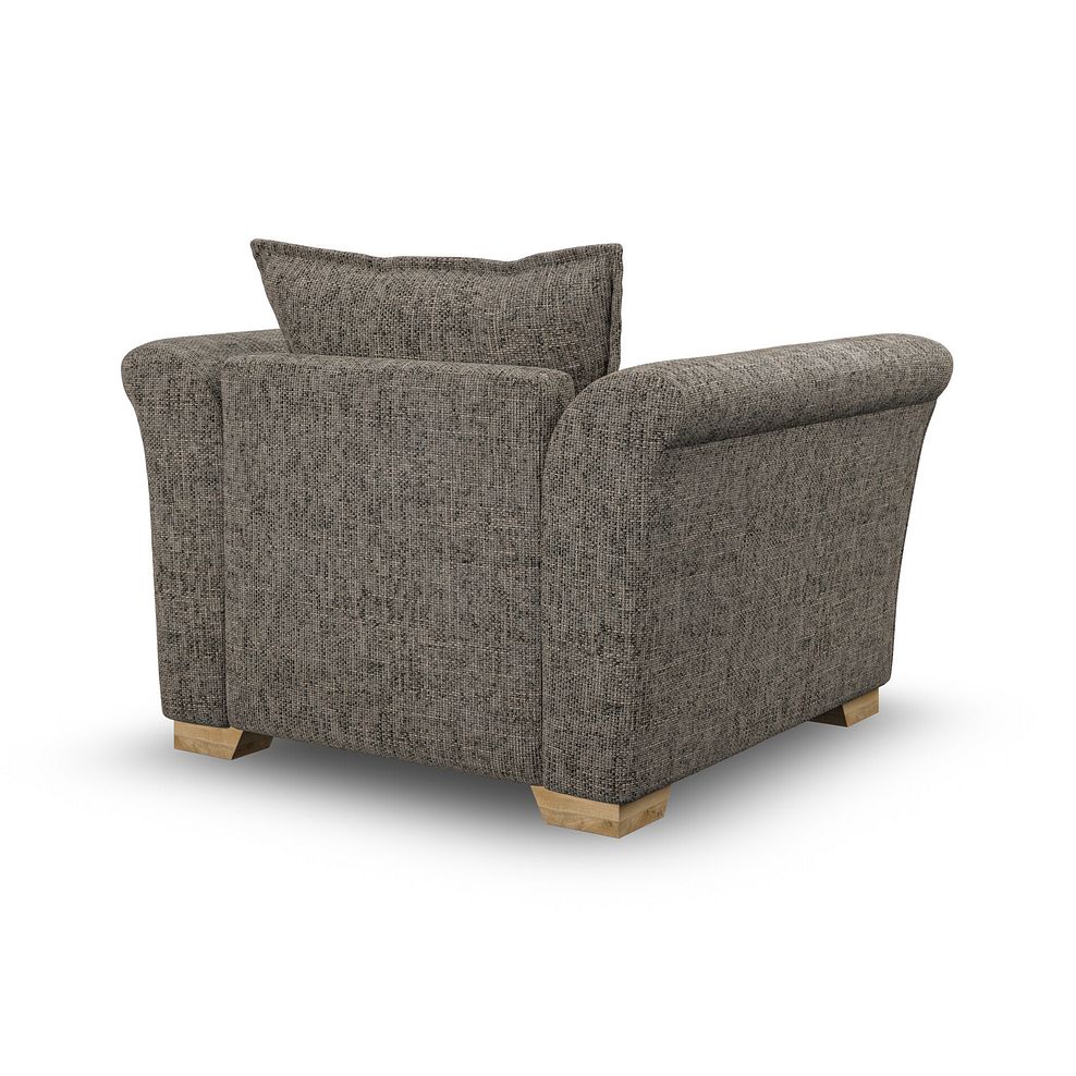 Milldale Armchair in Milo Mocha Fabric with Earth Scatters 3