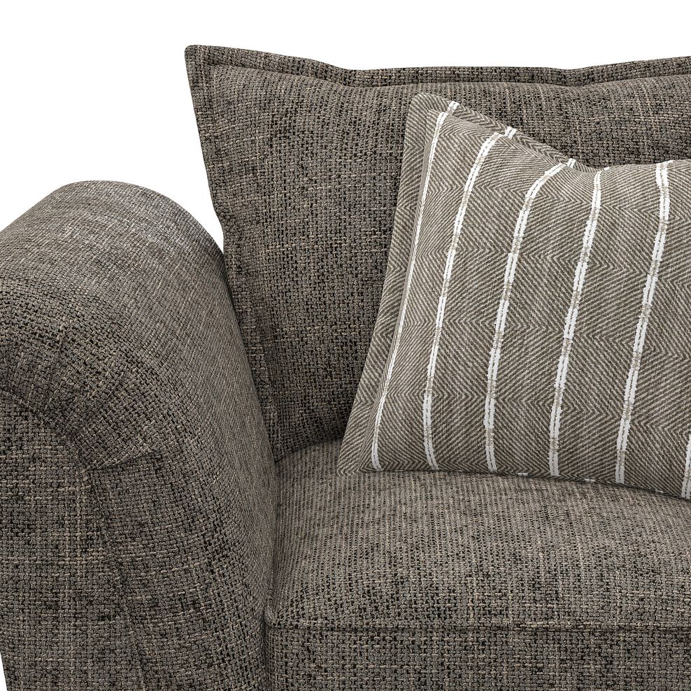 Milldale Armchair in Milo Mocha Fabric with Earth Scatters 7