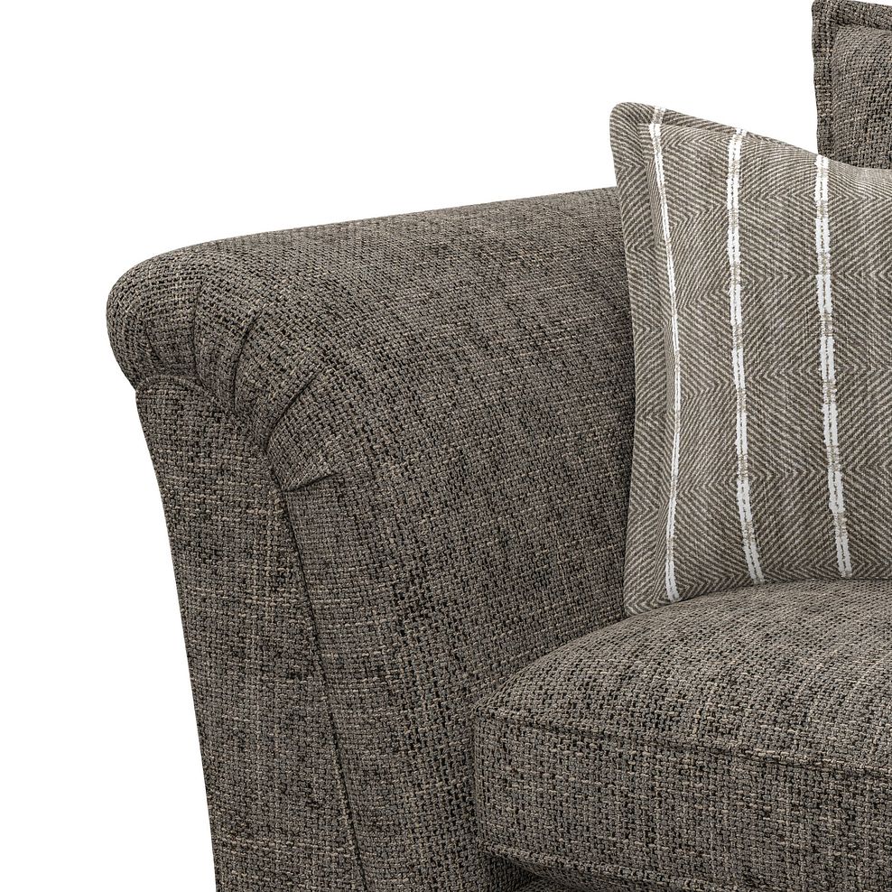 Milldale Armchair in Milo Mocha Fabric with Earth Scatters 8