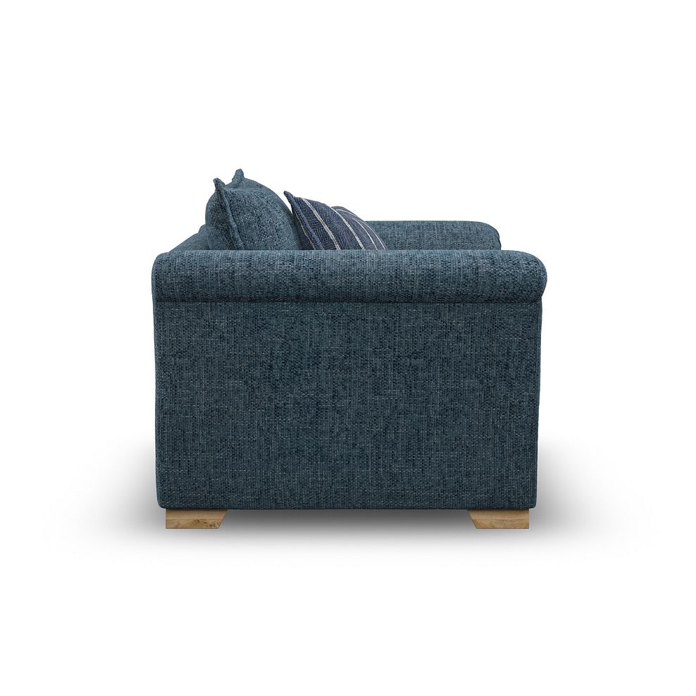 Milldale Armchair in  Milo Navy Fabric with Navy Scatters 5