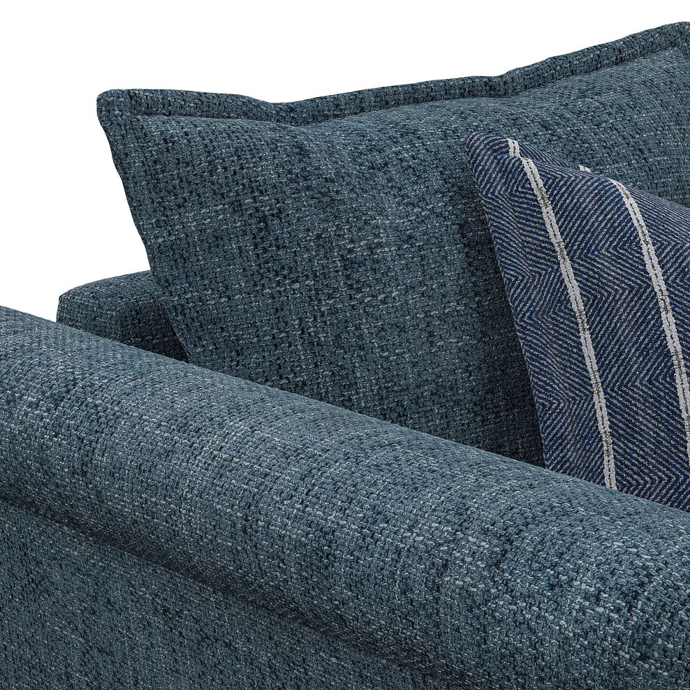 Milldale Armchair in  Milo Navy Fabric with Navy Scatters 6