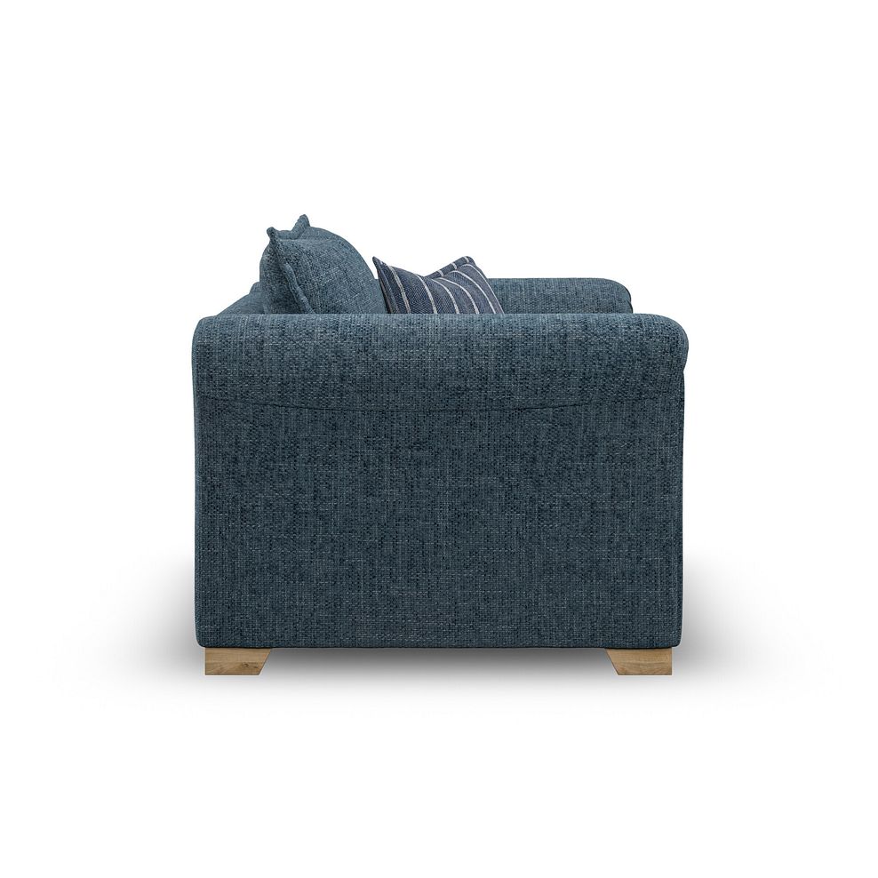 Milldale Armchair in  Milo Navy Fabric with Navy Scatters 7