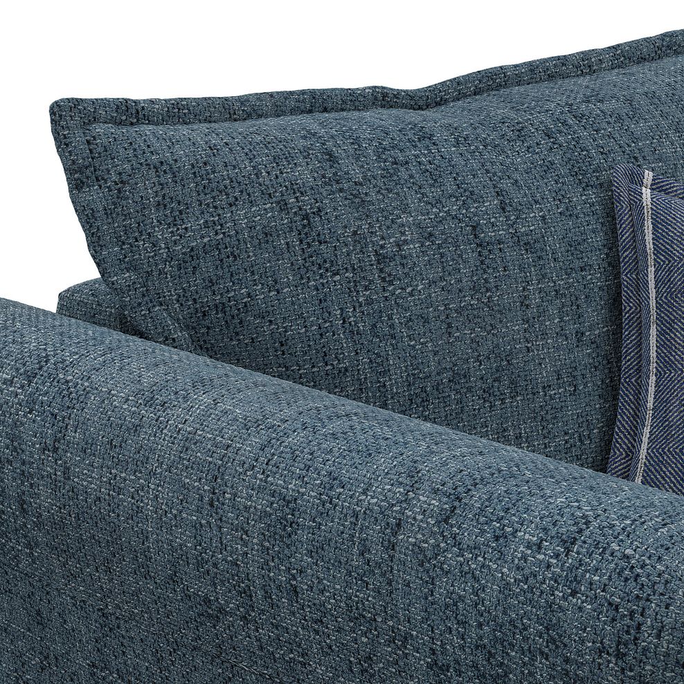 Milldale Armchair in  Milo Navy Fabric with Navy Scatters 8