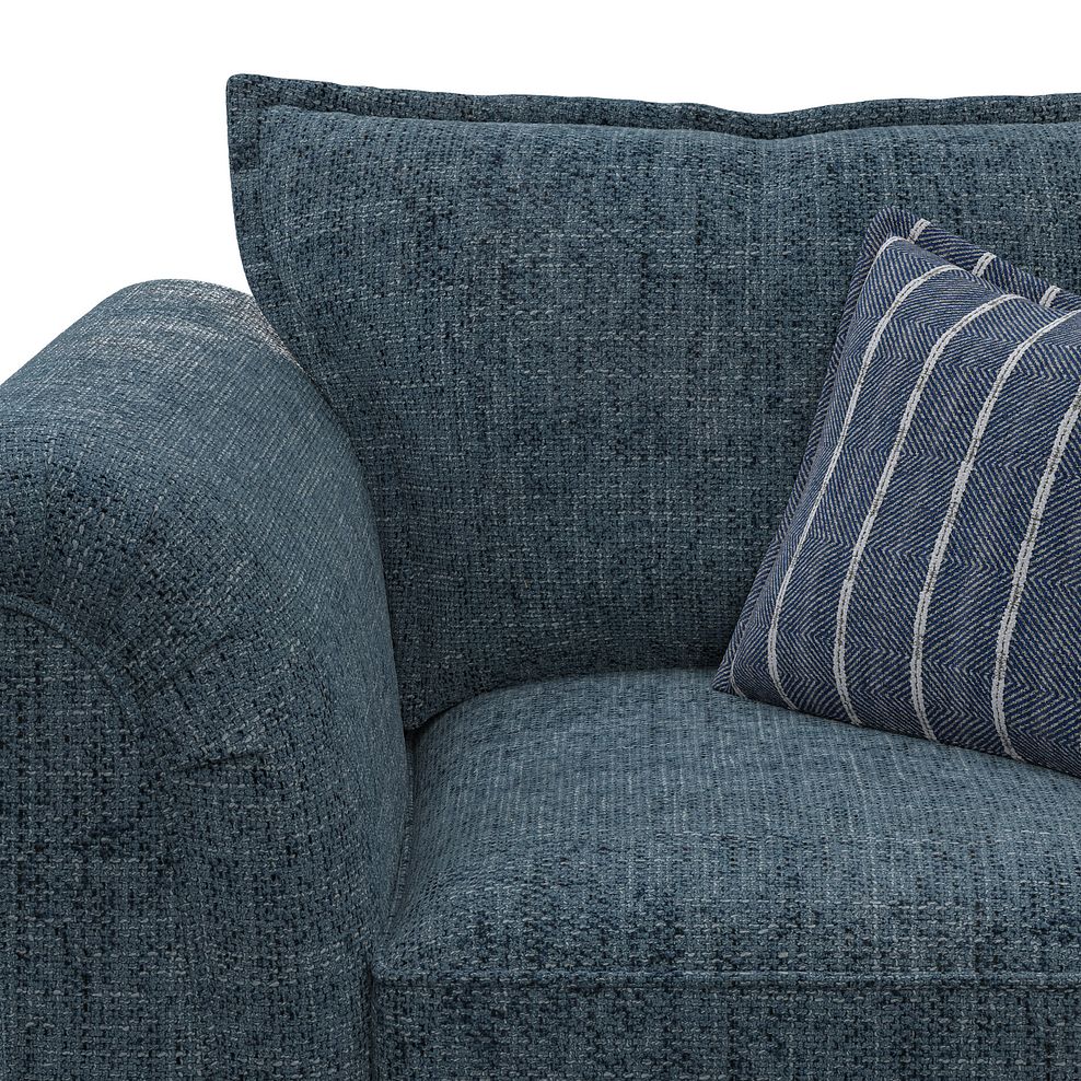 Milldale Armchair in  Milo Navy Fabric with Navy Scatters 9