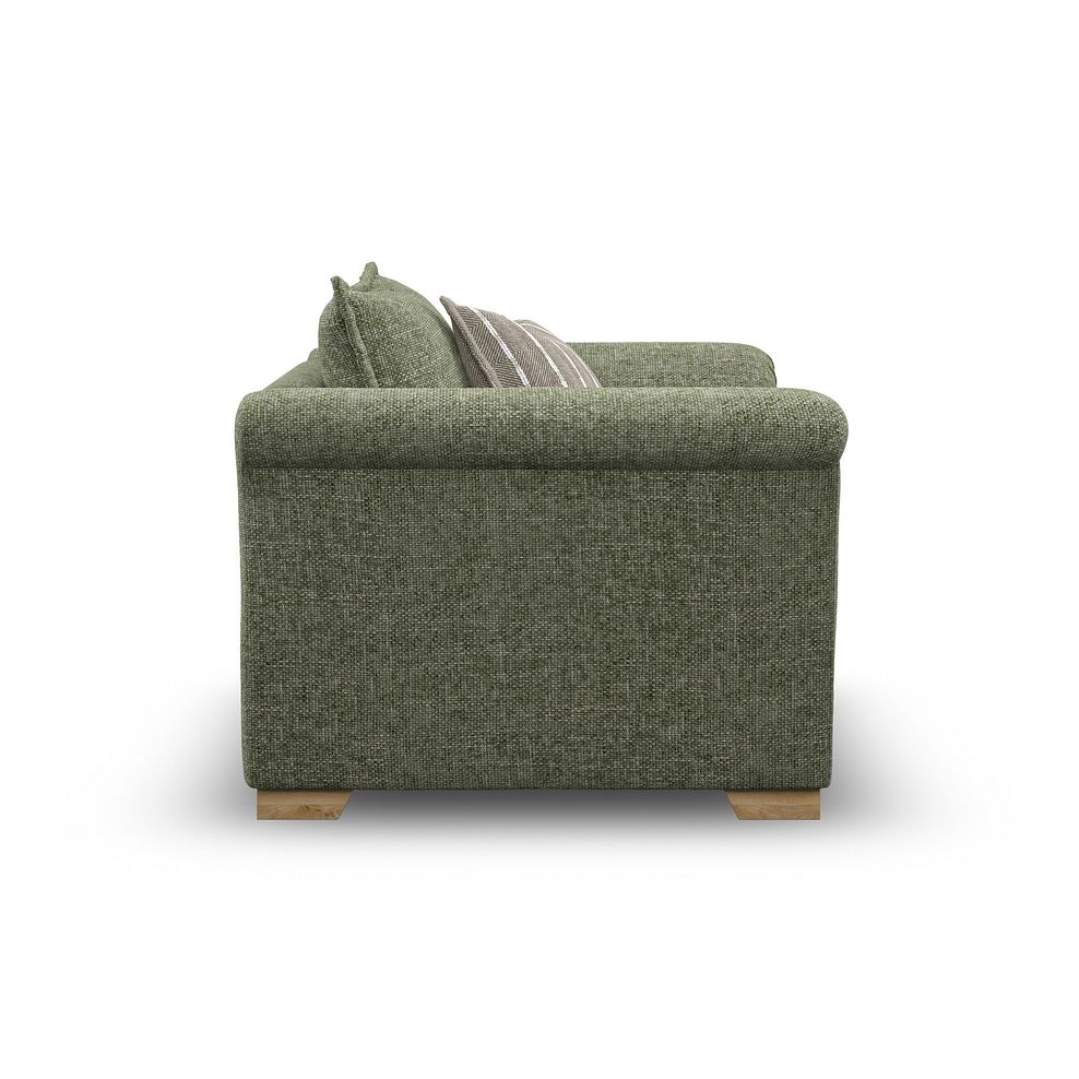 Milldale Armchair in Milo Olive Fabric with Earth Scatters 5