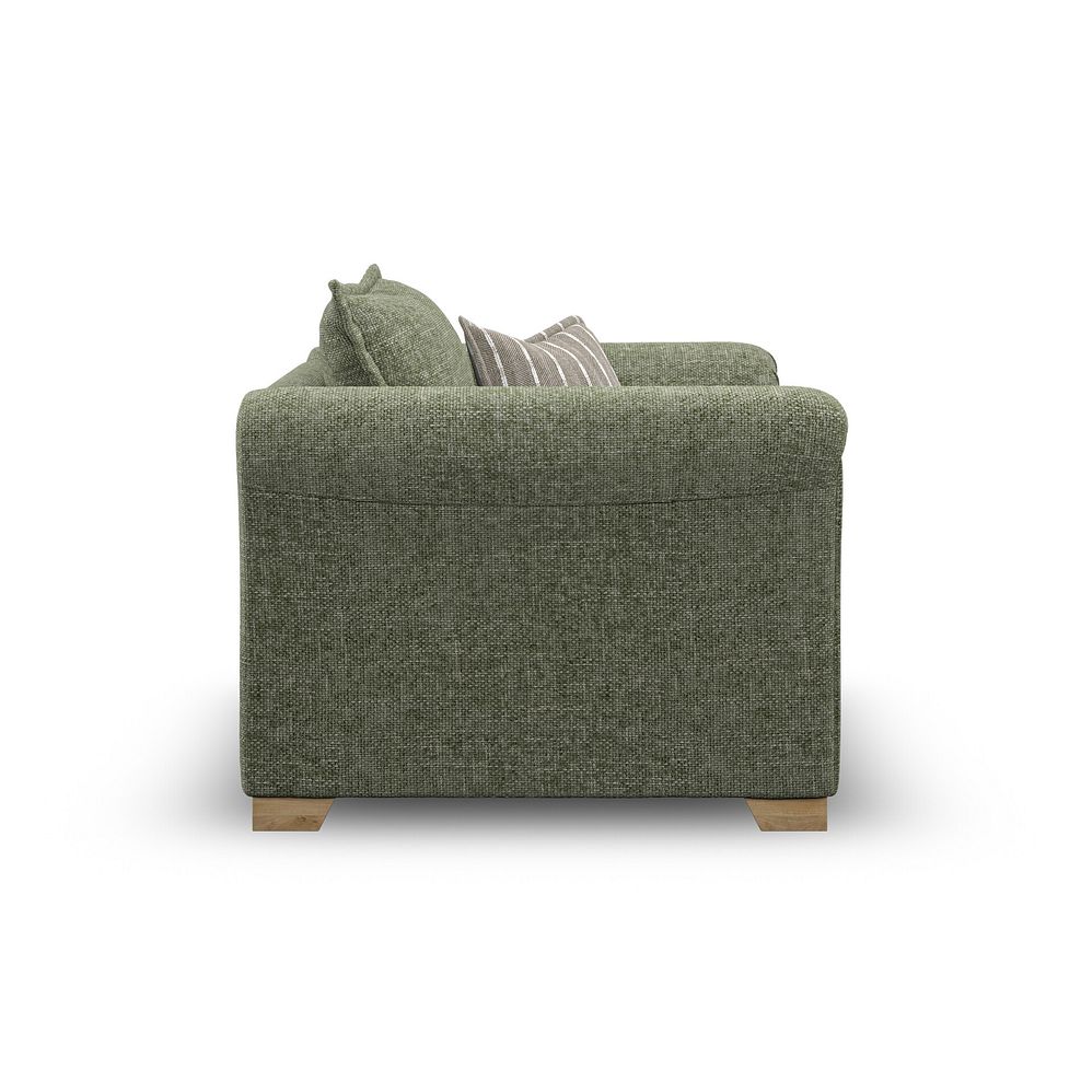 Milldale Armchair in Milo Olive Fabric with Earth Scatters 7