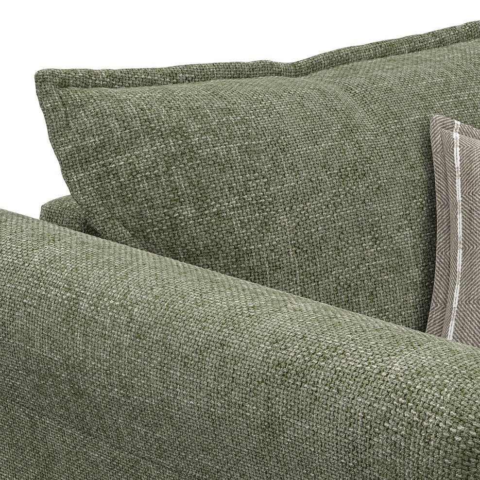 Milldale Armchair in Milo Olive Fabric with Earth Scatters 8