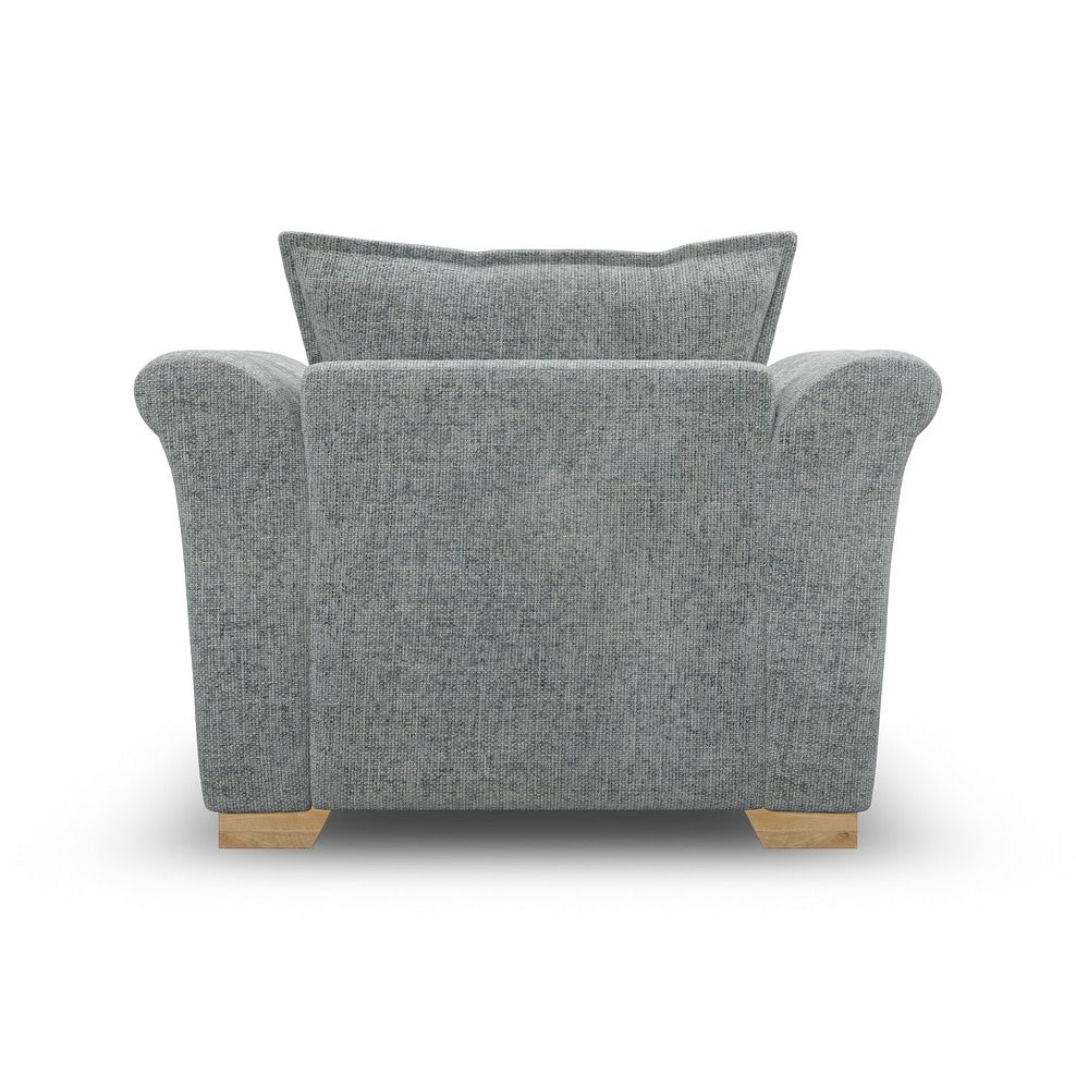 Milldale Armchair in Milo Pewter Fabric with Grey Scatters 4