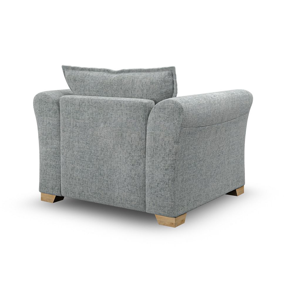 Milldale Armchair in Milo Pewter Fabric with Grey Scatters 5