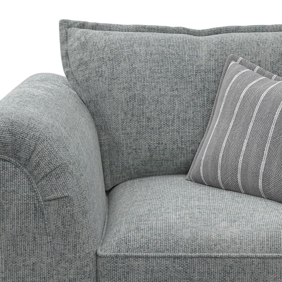 Milldale Armchair in Milo Pewter Fabric with Grey Scatters 9