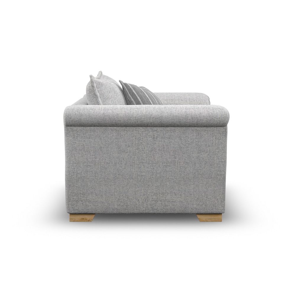 Milldale Armchair in  Milo Silver Fabric with Grey Scatters 5