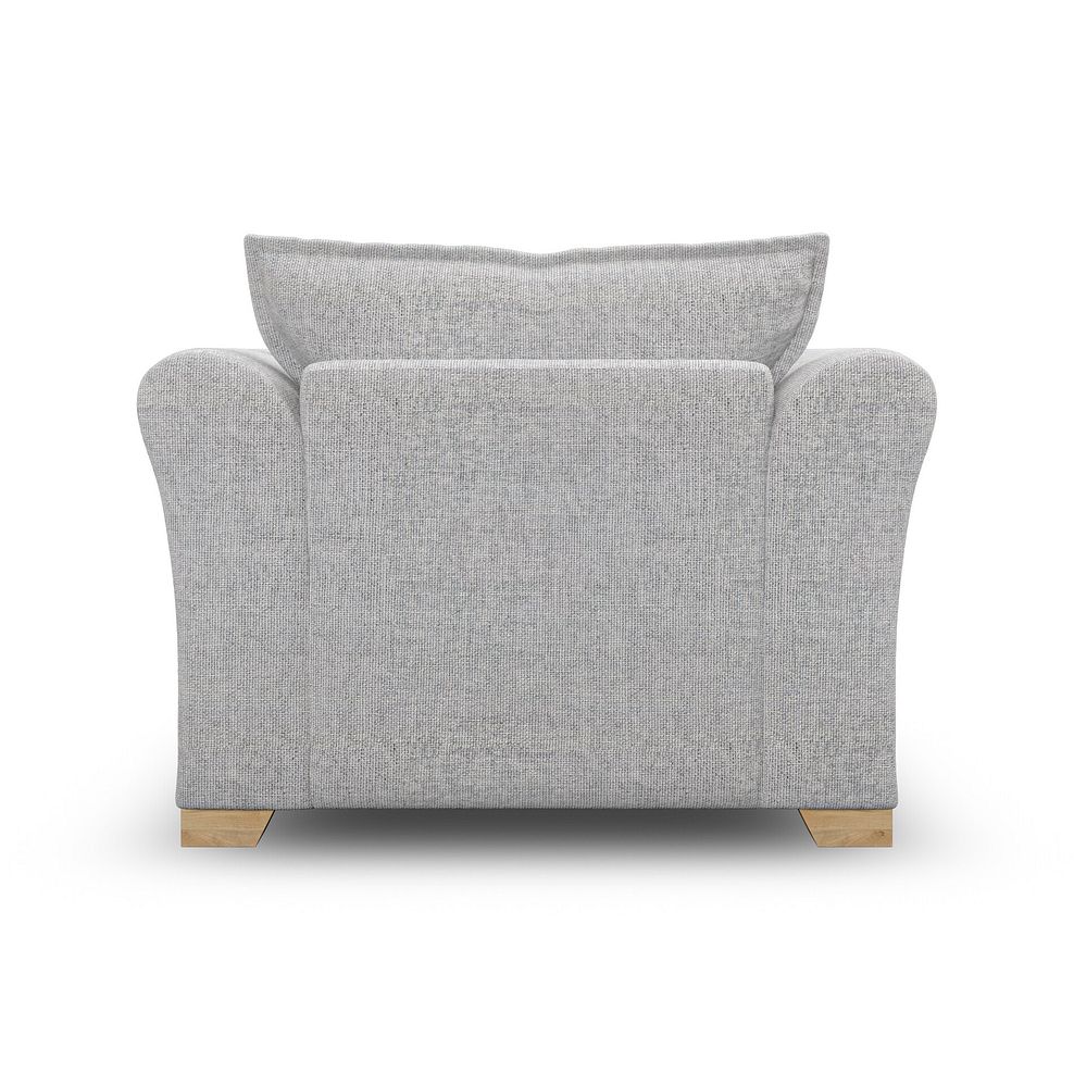 Milldale Armchair in  Milo Silver Fabric with Grey Scatters 6