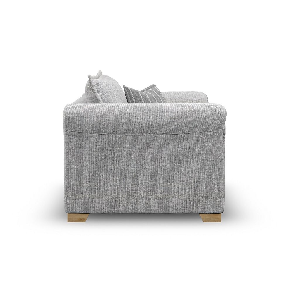 Milldale Armchair in  Milo Silver Fabric with Grey Scatters 7