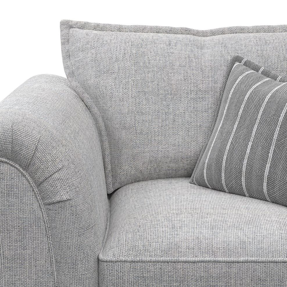 Milldale Armchair in  Milo Silver Fabric with Grey Scatters 9