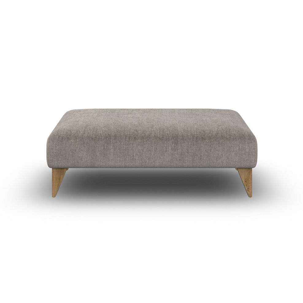 Milldale Footstool in Garda Acier Fabric 2