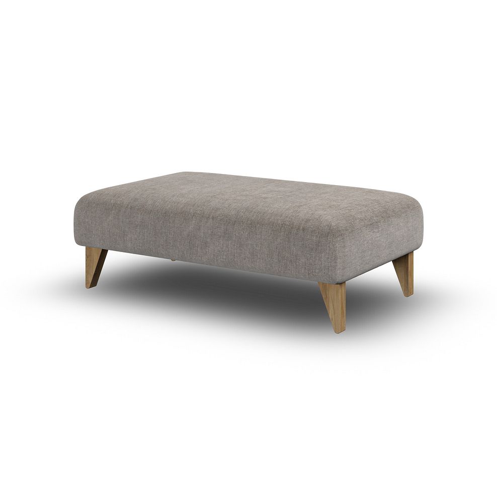 Milldale Footstool in Garda Acier Fabric 3