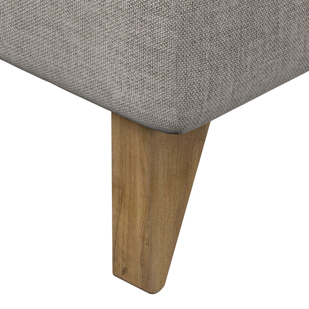 Milldale Footstool in Garda Acier Fabric 5