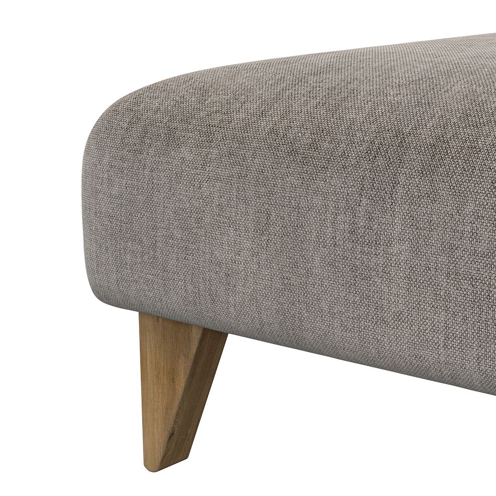 Milldale Footstool in Garda Acier Fabric 7